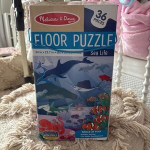 Melissa and Doug floor puzzle sea life